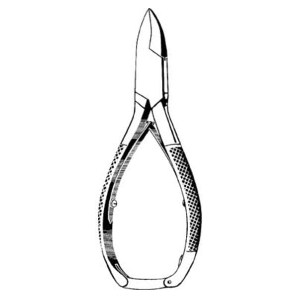 Merit Nail Nipper 5-1/2" Stainless Steel Reusable Ea