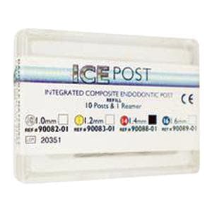 ICE Post Fiber Posts Refill 1.4 mm Red 10/Bx
