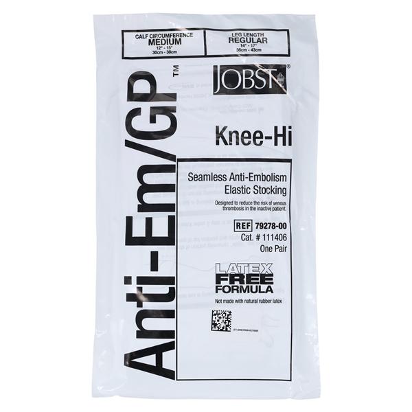 Jobst Compression Stocking Knee High Medium Unisex 14-17" White, 12 PR/BX