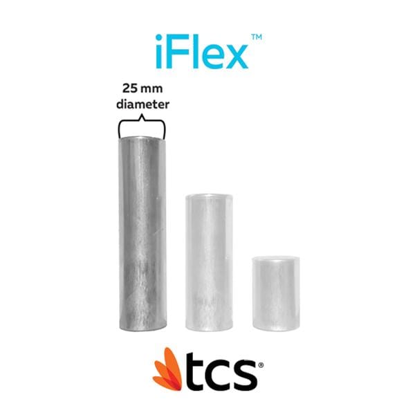 iFlex by TCS Polyolefin Thermoplastic Flexible Natural Large 25mm Cartridge 5/Pk
