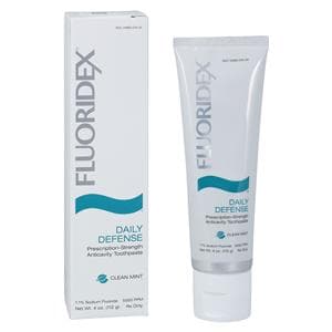 Fluoridex Daily Defense Toothpaste 1.1% NaF Clean Mint 6/Ca