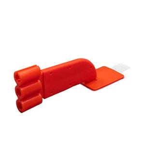 EZAim ComforTab Adhesive Holder Red 50/Pk