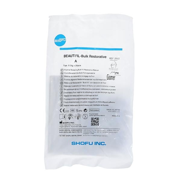 Beautifil-Bulk Restorative Bulk Fill Composite A Capsule Refill 20/Bx thumbnail 7