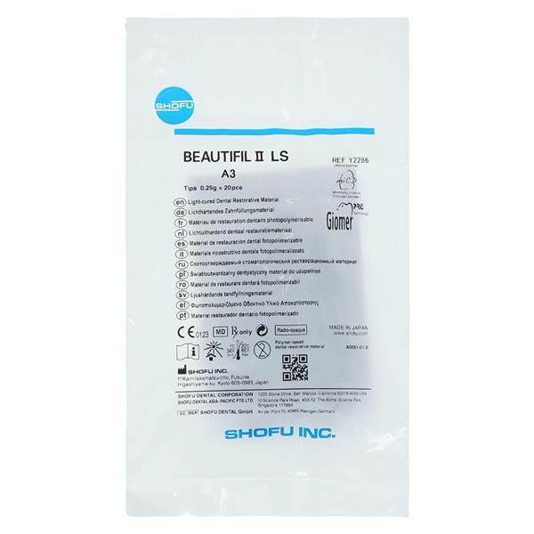 Beautifil II LS Universal Composite A3 Tip Refill 20/Pk thumbnail 3