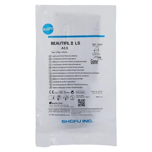 Beautifil II LS Universal Composite A3.5 Tip Refill 20/Pk thumbnail 3