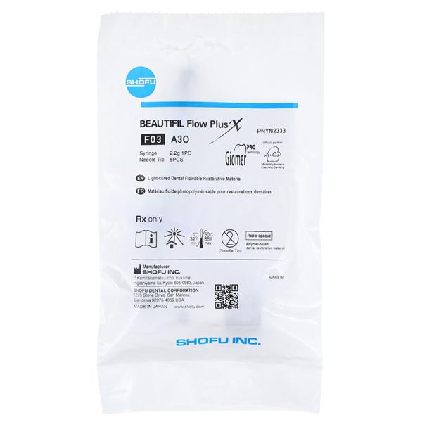 Beautifil Flow Plus X Flowable Composite A30 Multipurpose Syringe Refill Ea thumbnail 7