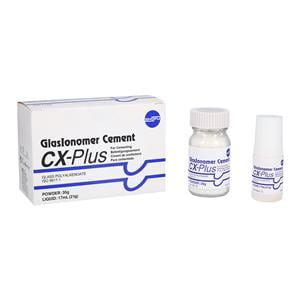 CX-Plus GlasIonomer Cement White 35 Gm Introductory Kit Ea