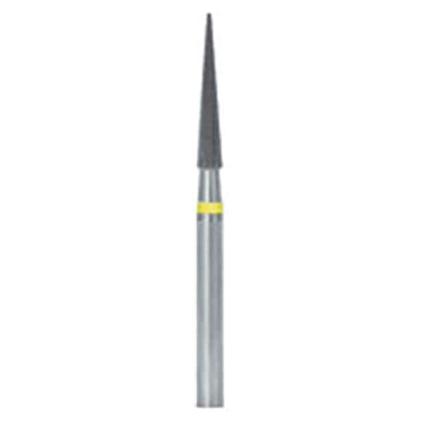 Robot Trimming & Finishing Carbide Burs, 16-Blade, FG, Flame, SH 135 F, 1.4 mm, Fine, Yellow, 3/Pk, 0771-3 thumbnail 2
