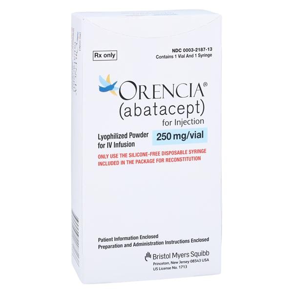 Orencia Injection 250mg/15mL SDV Each