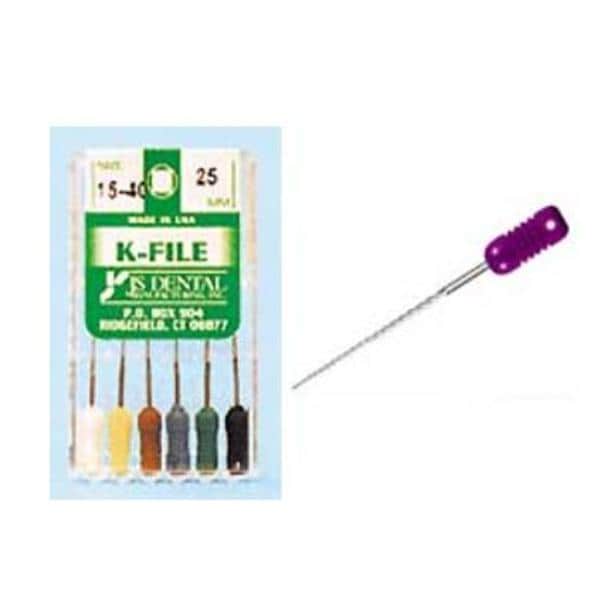 K-File 31 mm Size 90 Stainless Steel 0.02 6/Pk