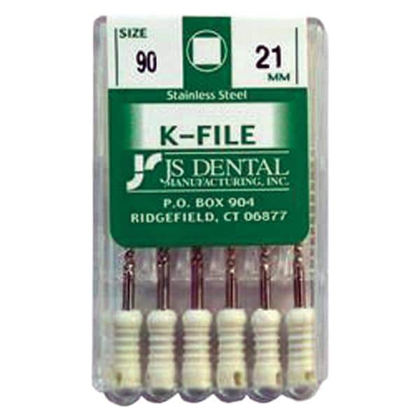 K-File 21 mm Size 90 Stainless Steel 0.02 6/PK