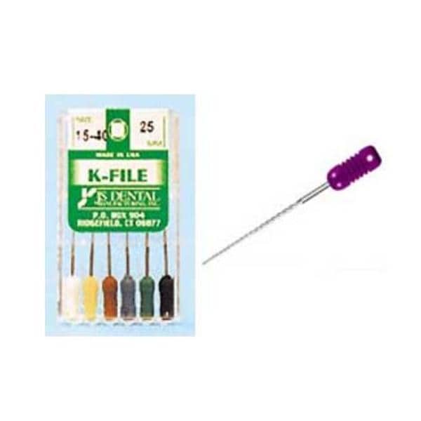 K-File 31 mm Size 30 Stainless Steel 0.02 6/Pk