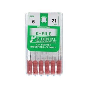 K-File 21 mm Size 06 Stainless Steel 0.02 6/Pk