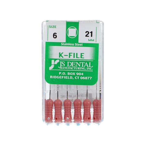K-File 21 mm Size 06 Stainless Steel 0.02 6/Pk