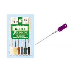 K-File 31 mm Size 140 Stainless Steel 0.02 6/Pk