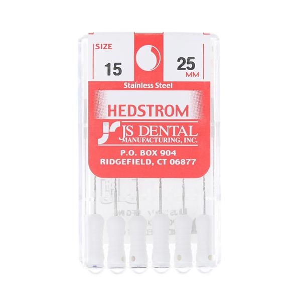 Hedstrom Files 25 mm Size 15 Stainless Steel 0.02 6/Pk