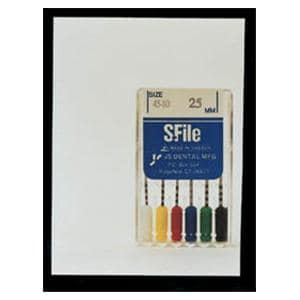 S-File 21 mm Size 45-80 Stainless Steel Assorted Assorted 0.02 6/Pk