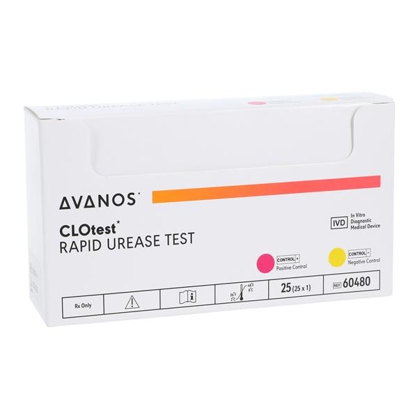 CLOtest Rapid Urease Test Kit CLIA Waived 25/Pk