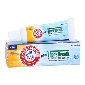 Arm & Hammer plus TheraBreath Whitening Toothpaste 6+ years 0.9 oz Icy Mnt 72/Ca