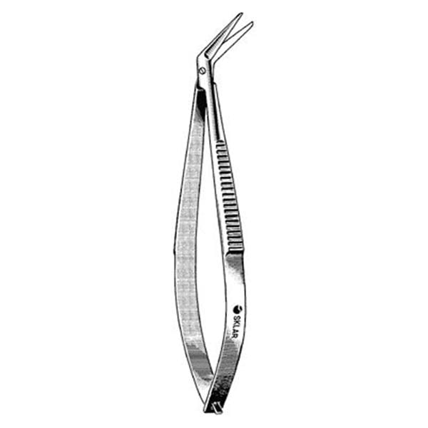 Castroviejo Scissors Angled Stainless Steel Non-Sterile Reusable Ea