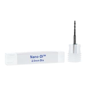 Nano-Di Diamond Milling Bur 2.0mm 2 Flute Ball End Ea