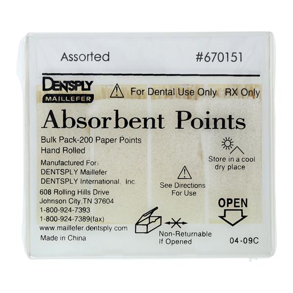 Absorbent Points Henry Schein Dental