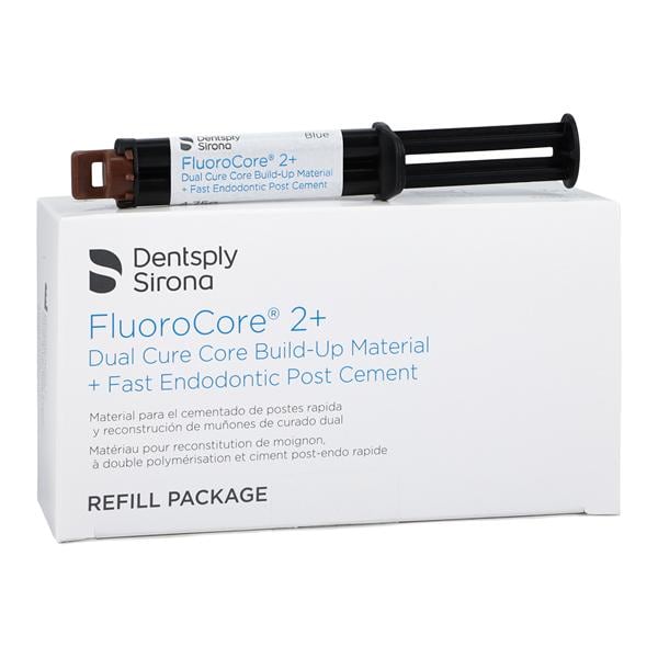 FluoroCore 2+ Core Buildup Blue Syringe Refill