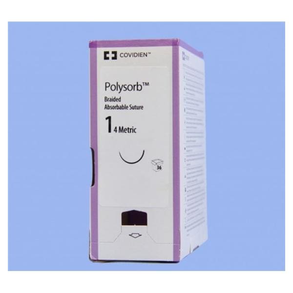 Polysorb Suture 1 36" Polyester Braid GS-25 Violet 36/Cr