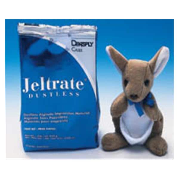 Jeltrate Dust Free Alginate 454 Gm Pouch Package Regular Set Non-Slumping 8/Ca