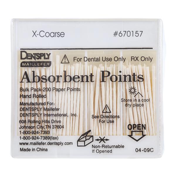 Absorbent Points 200/Bx