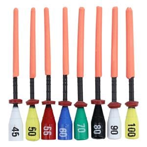 Densfil Obturators 25 mm Size 45-100 Plastic Assorted 20/Bx