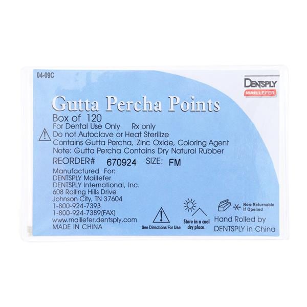 670924 Hand Rolled Gutta Percha Points Henry Schein Dental