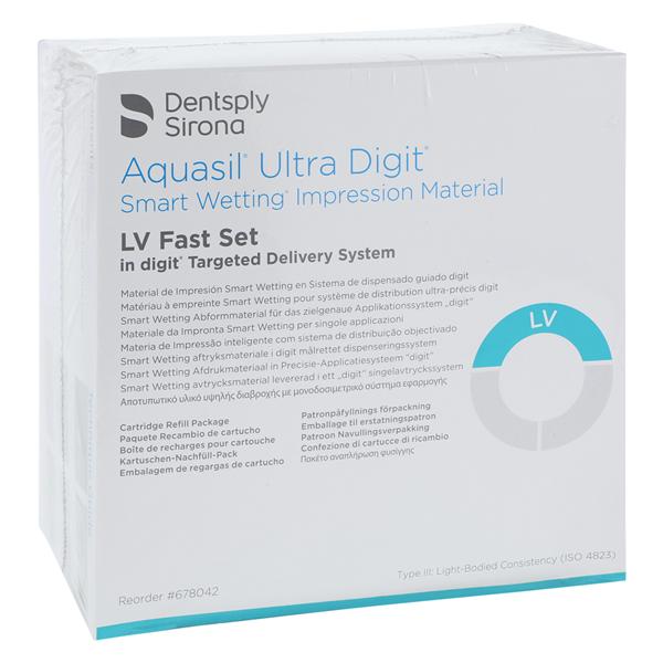 Aquasil Ultra Smart Wetting Impression Material Sm Fast Set Light Body Refill Ea
