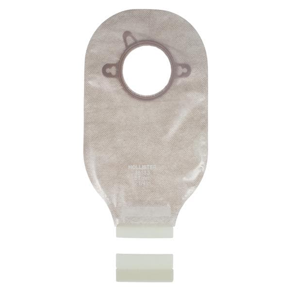 New Image 2-Piece 12" Ostomy Pouch Transparent/Red