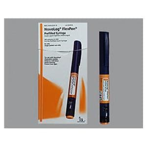 Novolog FlexPen Injection 100U/mL Prefilled Pen 3mL 5/Package