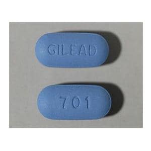Truvada Tablets 200mg/300mg Bottle 30/Bottle Each