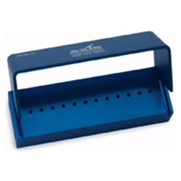 Bur Block Aluminum 12 Hole Blue Swivel Top Ea product image