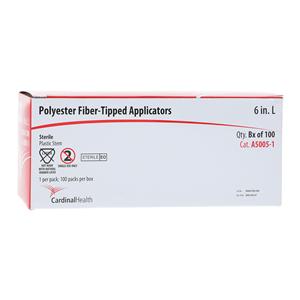 Applicator 6 in Plastic Shaft Sterile 100/Bx