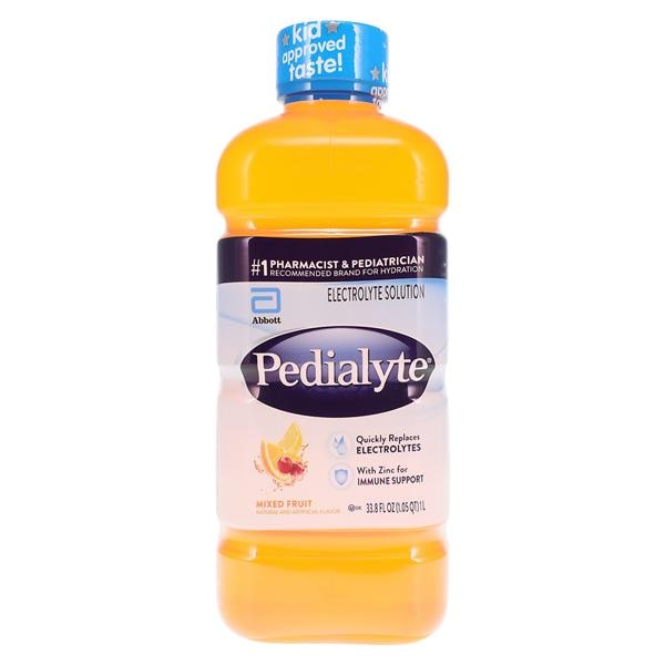 Pedialyte Child/ Adult Electrolyte Solution Mixed Fruit 33.8oz Bottle Bt