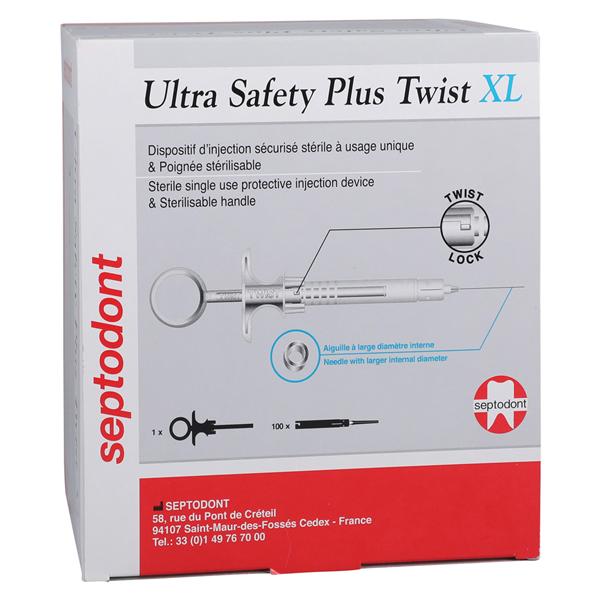 Ultra Safety Plus Twist XL 01N4471 Self Aspirating Syringe Henry