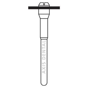 NTI Carbide Bur Standard Friction Grip C8 Ea