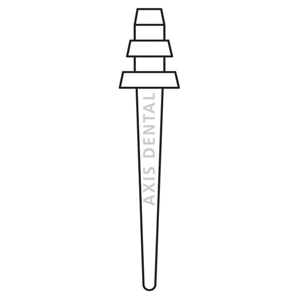 Achromat-THP Fiber Posts Refill 0.5 mm Yellow Headed Tapered-Arrowhead 5/Pk