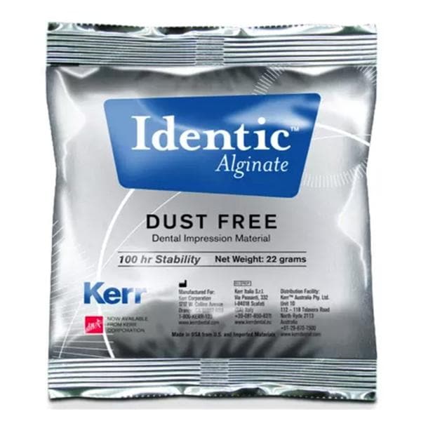 Identic Dust Free Alginate 22 Gm Single Dose Regular Set 50/Bx product image