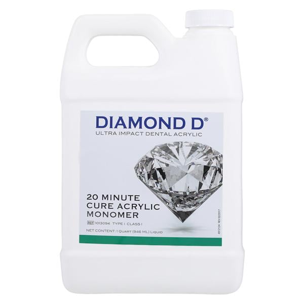 Diamond D Denture Resin Polymer Heat Cure 1Qt