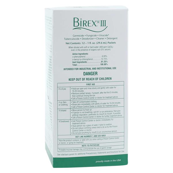 Disinfectant Solution Birex SE III Operatory Pack 1 oz 12/Pk, 12 PK/CA
