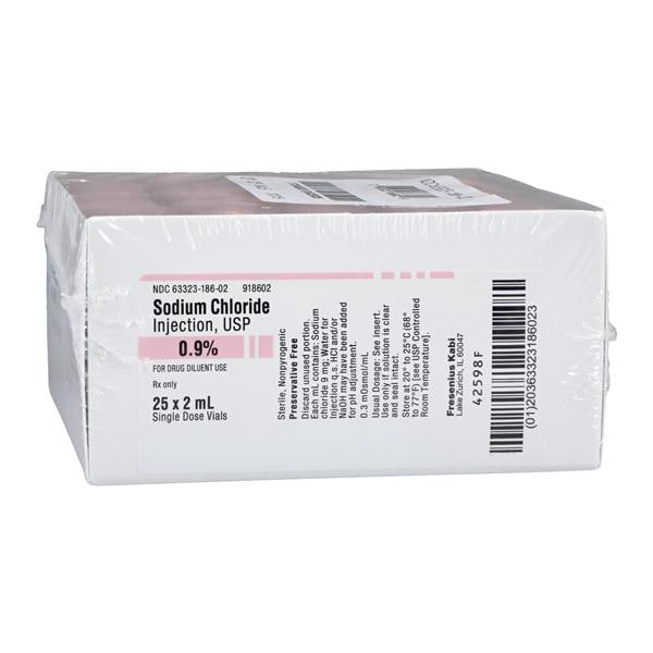 Sodium Chloride Injection 0.9% SDV 2mL 25/Package