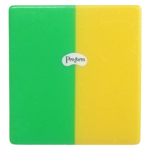 Pro-Form Dual-Color Laminate Mouthguard Material Green/Yellow .200" 12/Pk product image