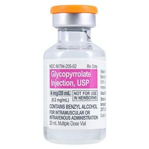 Glycopyrrolate Injection 0.2mg/mL MDV Each