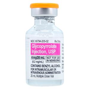 Glycopyrrolate Injection 0.2mg/mL MDV Each