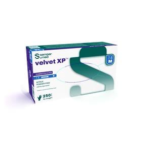 velvet XP 250 Nitrile Exam Gloves X-Large Violet Blue Non-Sterile